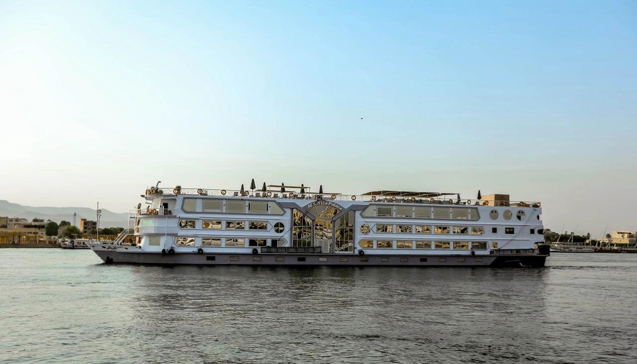 Exterior view of the MS Nile Palace Cruise Nile cruise ship